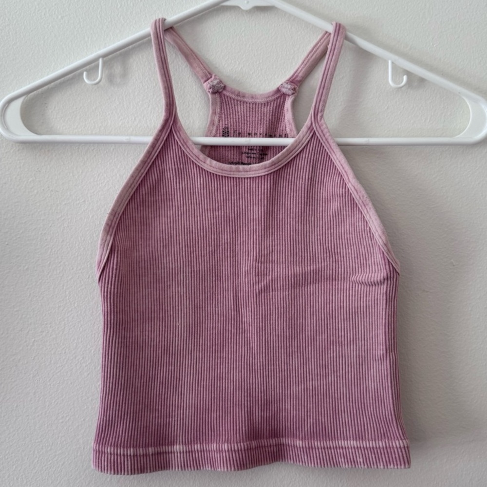 Free People Pink Halter Top